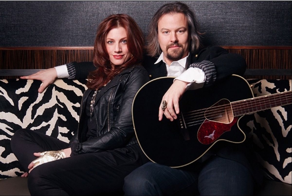 Jessica Philips and Tad at 